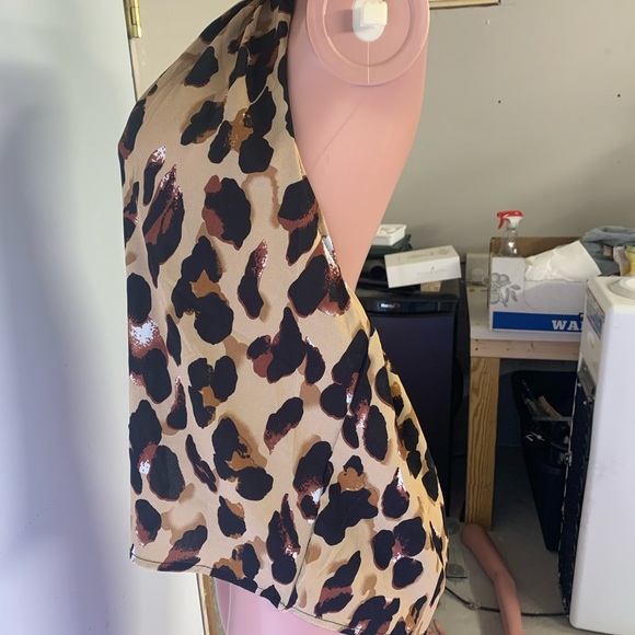 ❣️SALE 3/$25❣️ PLUS SZ Leopard Backless Sexy Halter NWT - Picture 7 of 12